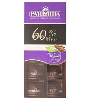 شکلات تلخ 60 درصد پارمیدا