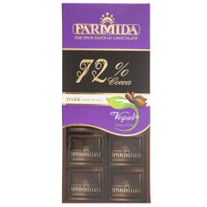 شکلات تلخ 72 درصد پارمیدا